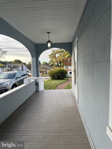a view of room with window and outdoor view