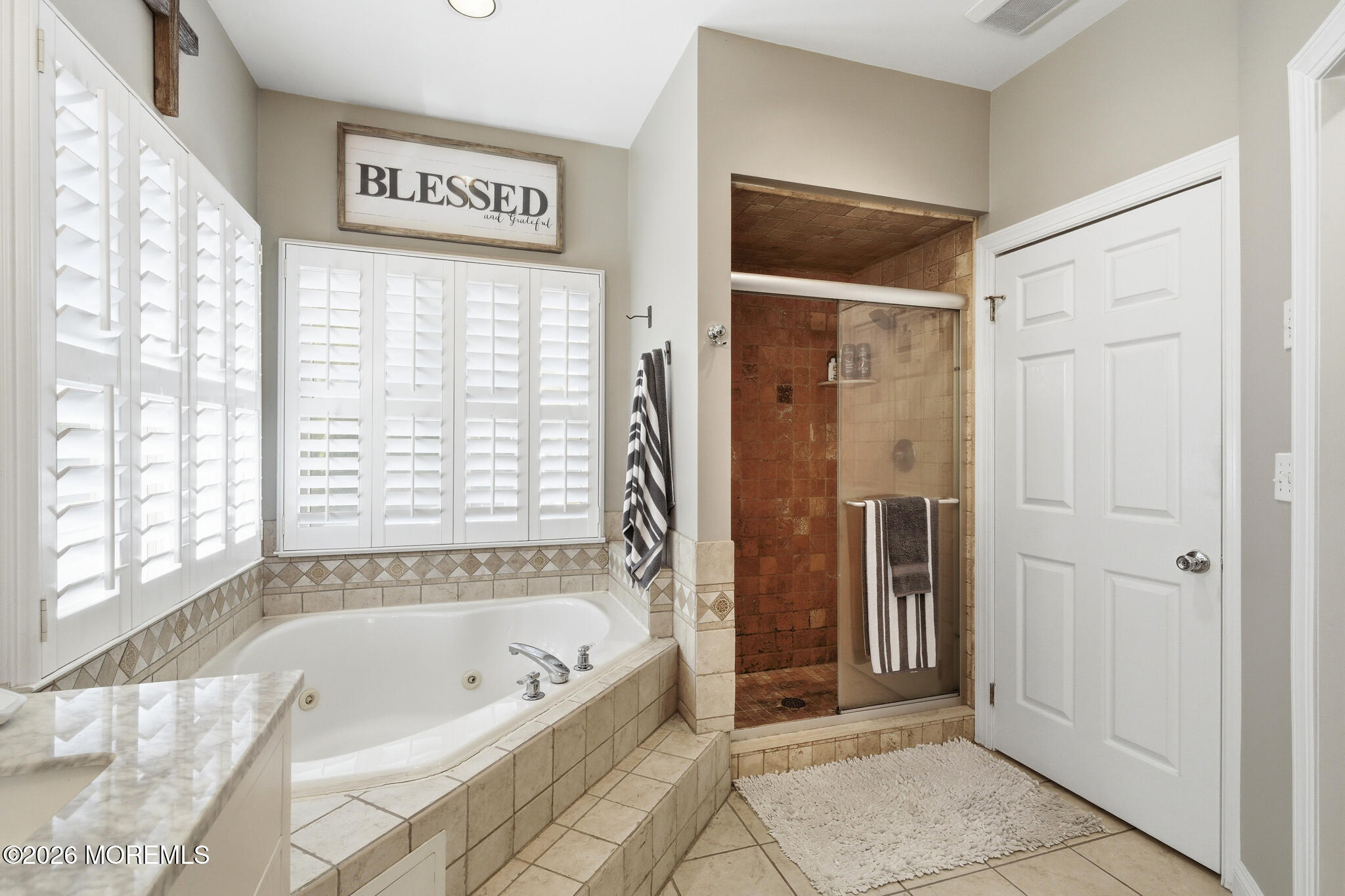 718 Amherst Road Lanoka Harbor, NJ 08734 - Photo 40 of 66 a bathroom with a bathtub and a shower