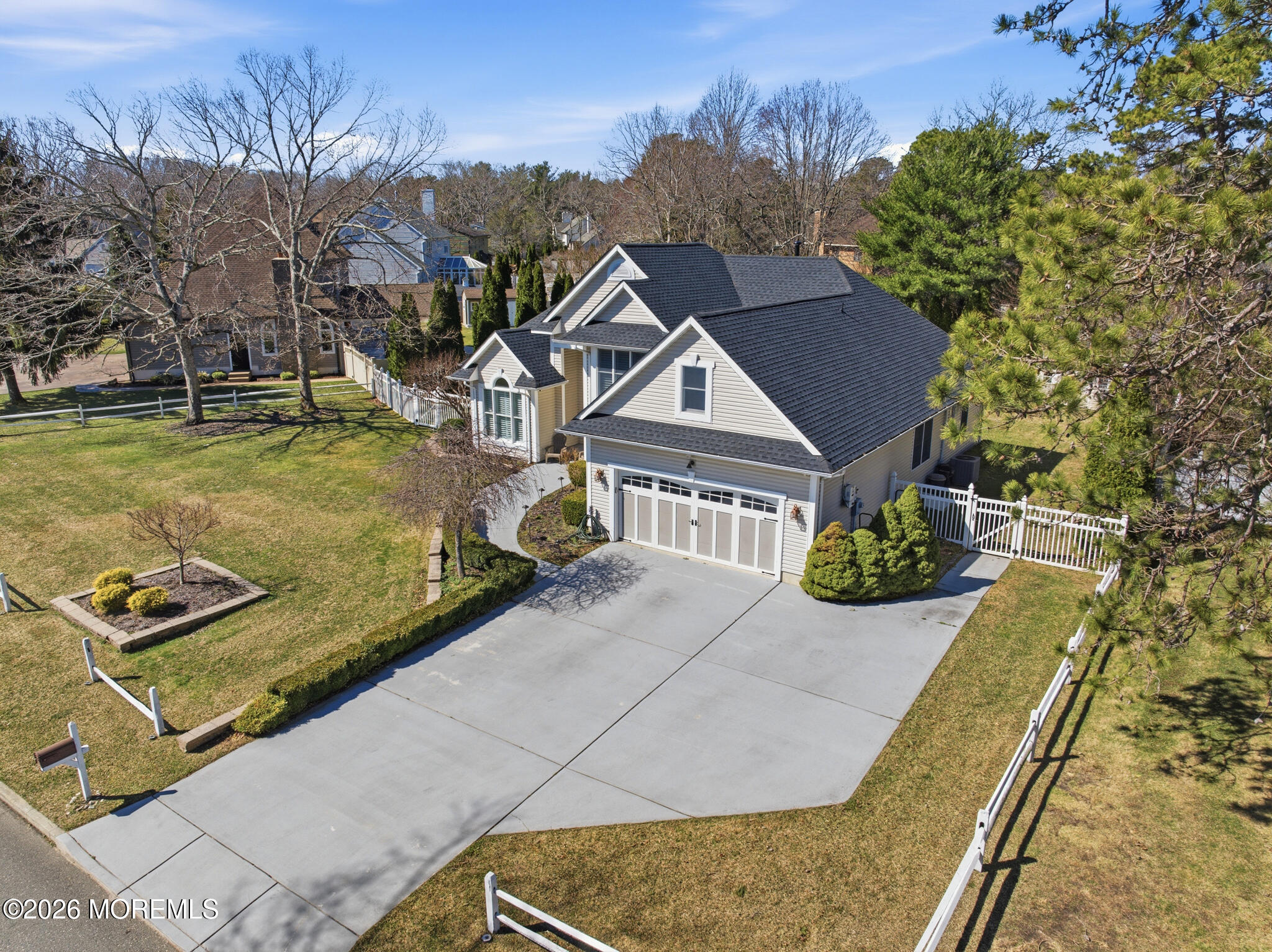 718 Amherst Road Lanoka Harbor, NJ 08734 - Photo 6 of 66 a aerial view of a house with swimming pool