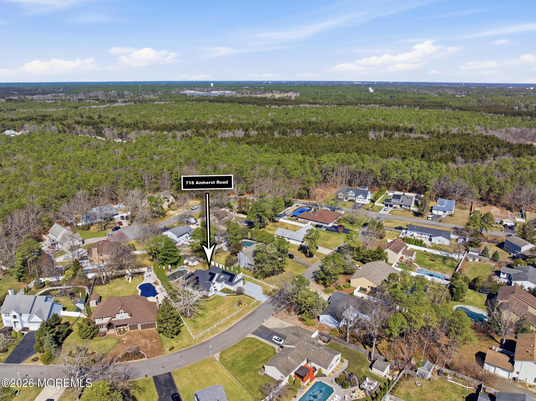 718 Amherst Road Lanoka Harbor, NJ 08734 - Photo 62 of 66 a view of a city with an ocean