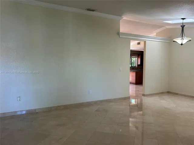 a view of an empty room