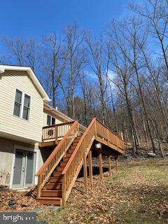 852 Gray Fox Road Harpers Ferry, WV 25425 - Photo 19 of 22 Rear deck with stairs