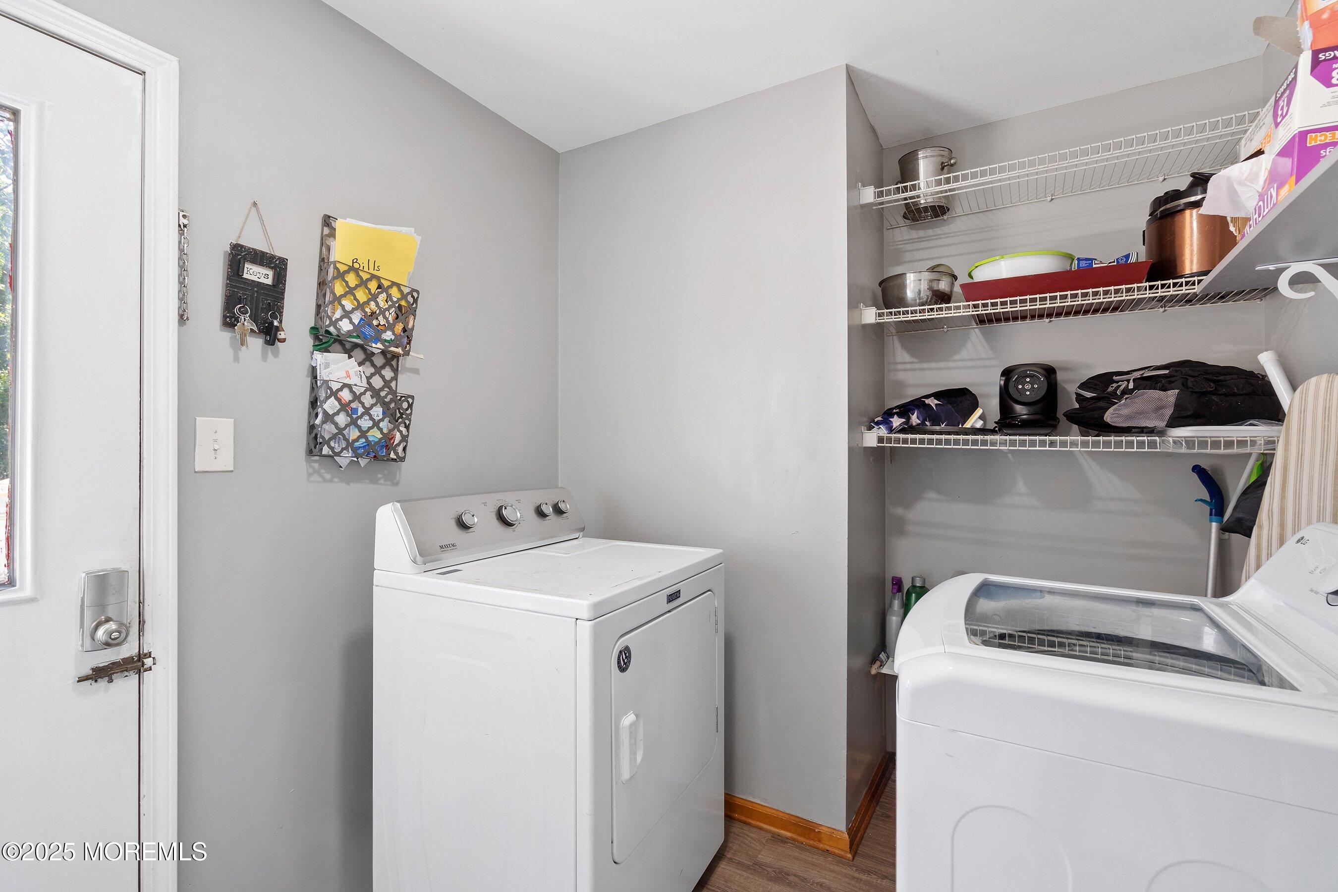 300 Bellanca Road Brick, NJ 08723 - Photo 15 of 23 a view of storage and utility room with washer and dryer
