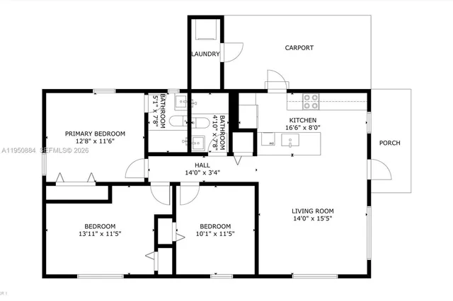 $460,000 | 1950 Northwest 57th Street, Miami, FL 33142