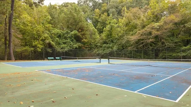 front view of a brick house