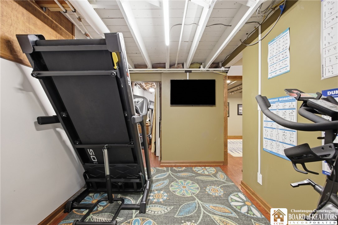 8028 Hayes Hollow Road Colden, NY 14033 - Photo 35 of 50 Basement Fitness Room