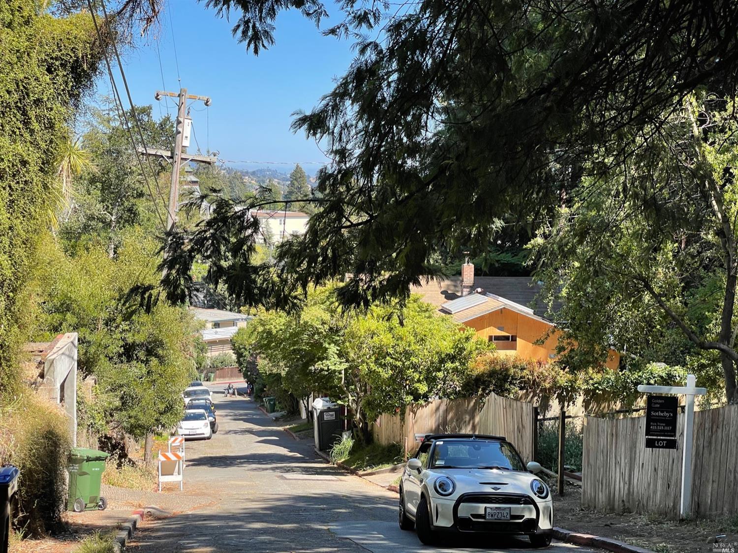 a car parked on the side of the road
