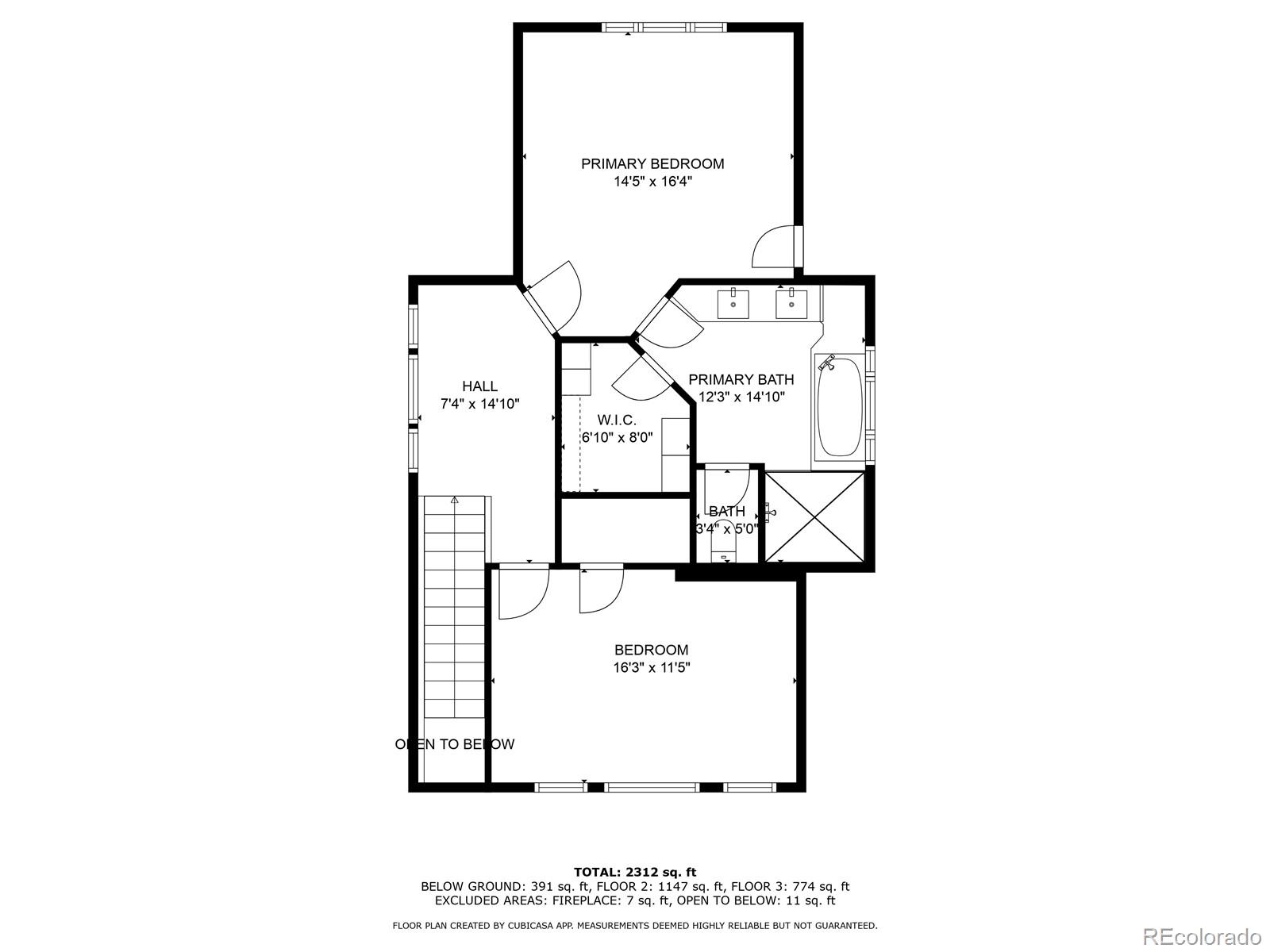 1065 Jackson Street Denver, CO 80206 - Photo 45 of 50 a picture of a floor plan