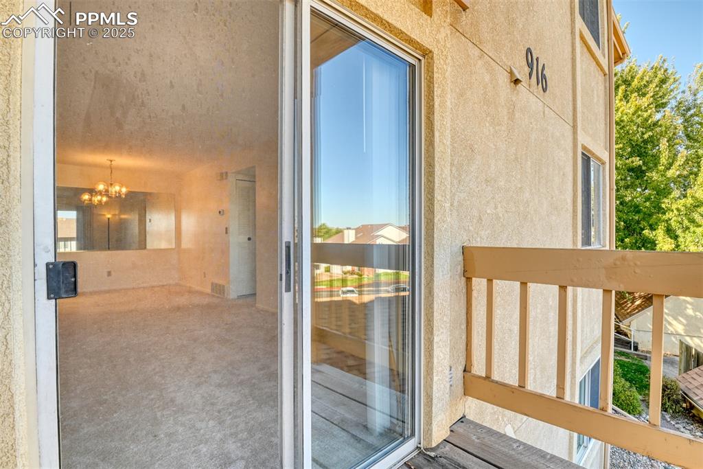 916 Tenderfoot Hill Road, Unit 101 Colorado Springs, CO 80906 - Photo 21 of 42 a view of a balcony