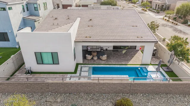 a view of a lake with a ocean view