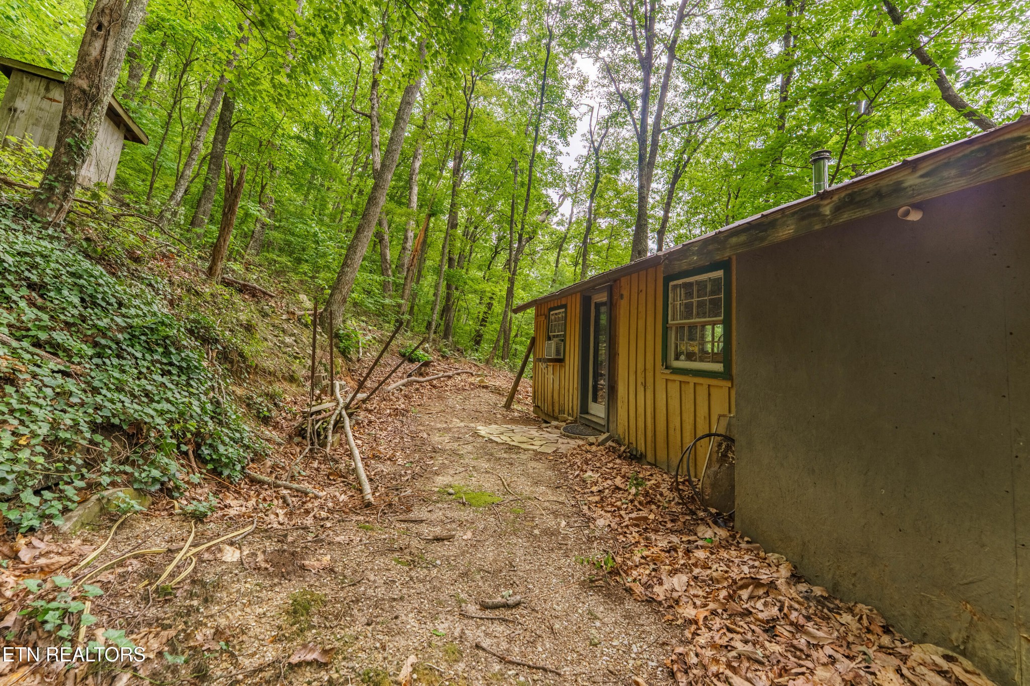 2939 Dupont Springs Road Sevierville, TN 37862 - Photo 16 of 20 a backyard of a house with lots of green space