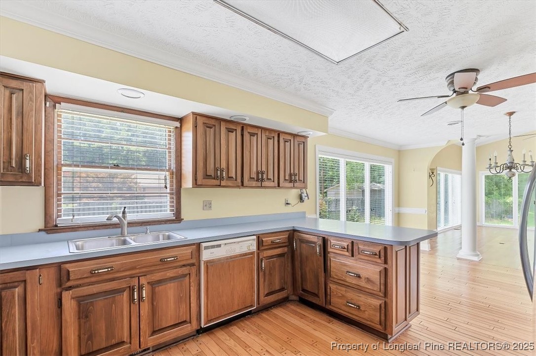 363 Bee Gee Road Lumberton, NC 28358 - Photo 23 of 45 a kitchen with sink and window