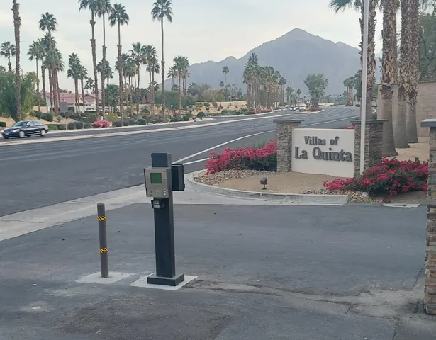 a view of a city with tall buildings