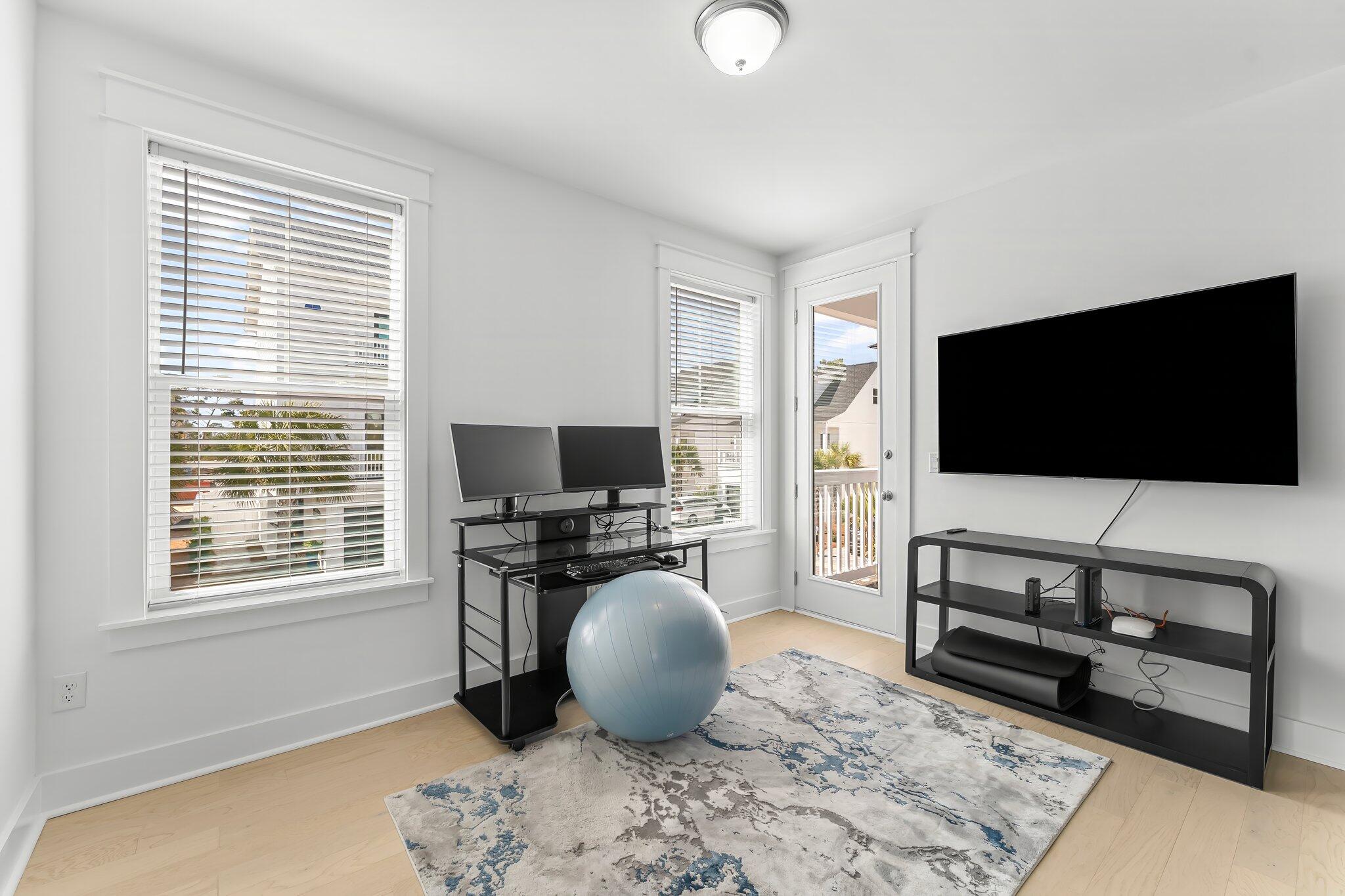 15 Beach View Drive Inlet Beach, FL 32461 - Photo 15 of 46 a living room with furniture and a flat screen tv