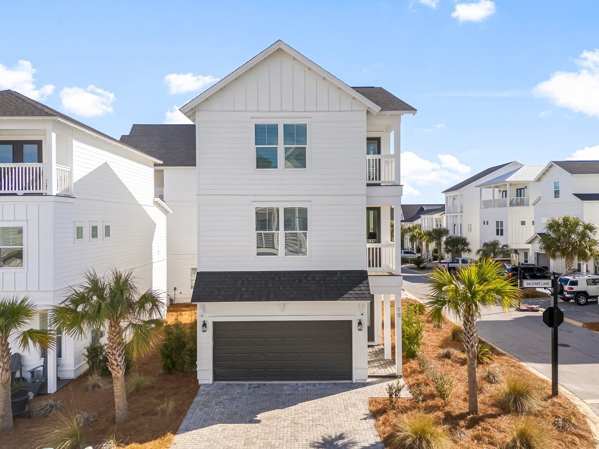 15 Beach View Drive Inlet Beach, FL 32461 - Photo 2 of 46 a front view of a house with garden