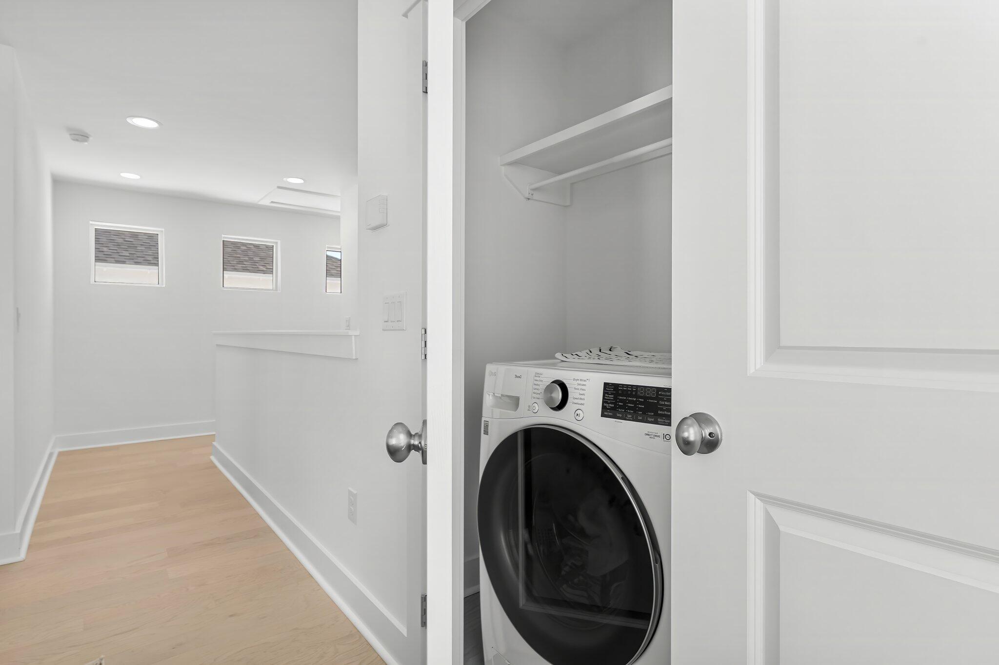 15 Beach View Drive Inlet Beach, FL 32461 - Photo 33 of 46 a view of a hallway with washer and dryer
