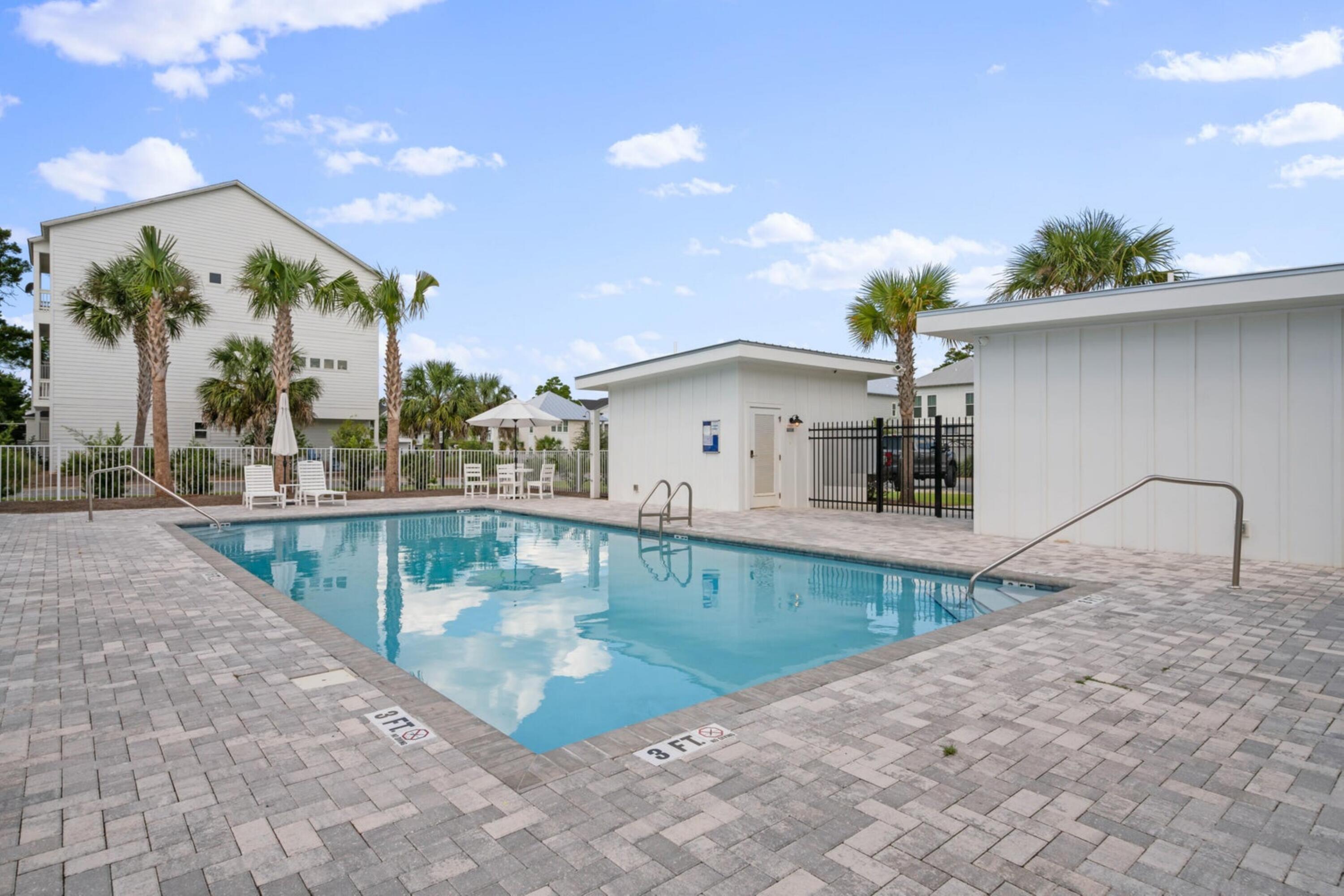 15 Beach View Drive Inlet Beach, FL 32461 - Photo 42 of 46 a view of a house with a swimming pool