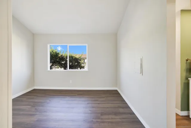 wooden floor in an empty room