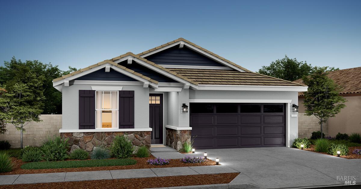 Casa Plan Rendering Craftsman Ext.