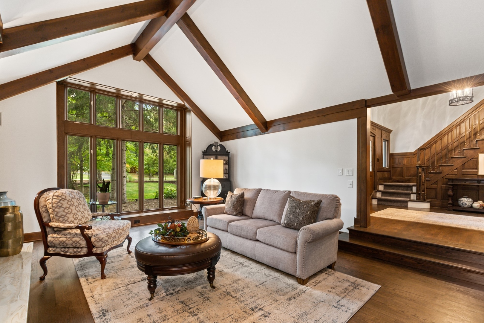 675 Rockefeller Road Lake Forest, IL 60045 - Photo 7 of 31 a living room with furniture and a large window