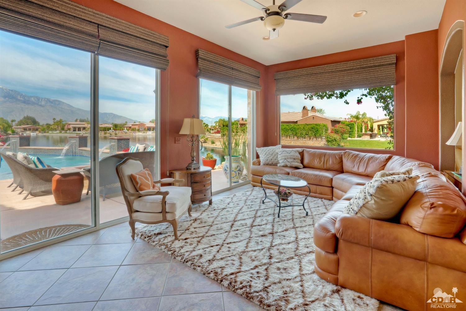 10 Via Santa Ramona Rancho Mirage, CA 92270 - Photo 52 of 78 a living room with furniture and a large window