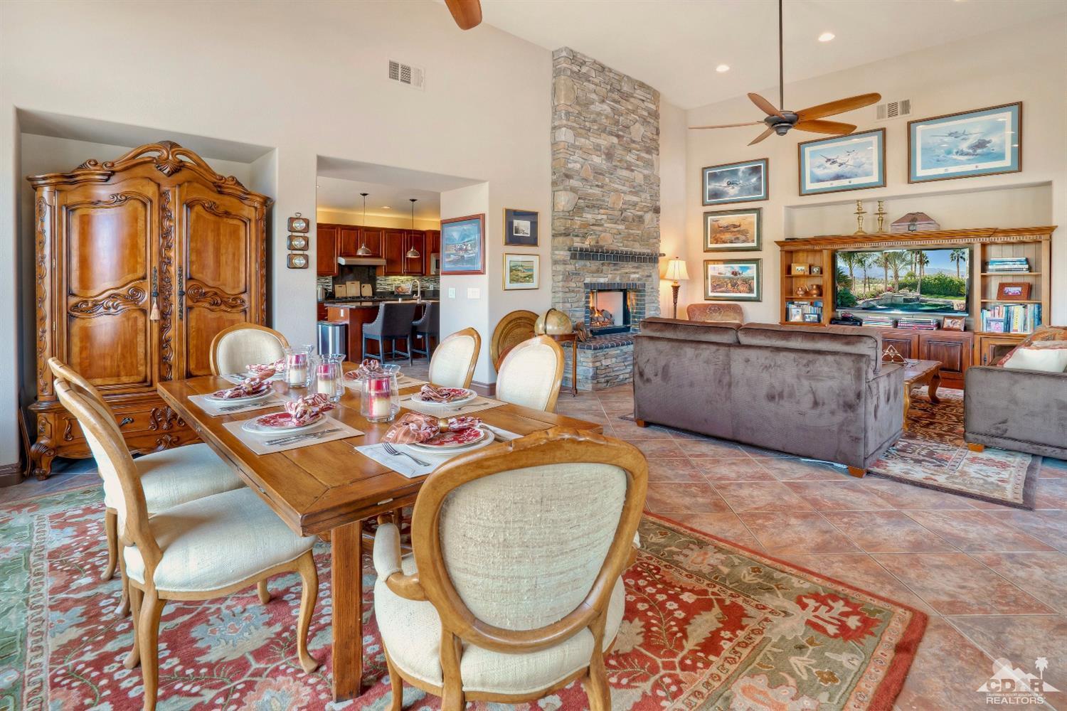 10 Via Santa Ramona Rancho Mirage, CA 92270 - Photo 56 of 78 a dining room with furniture and window