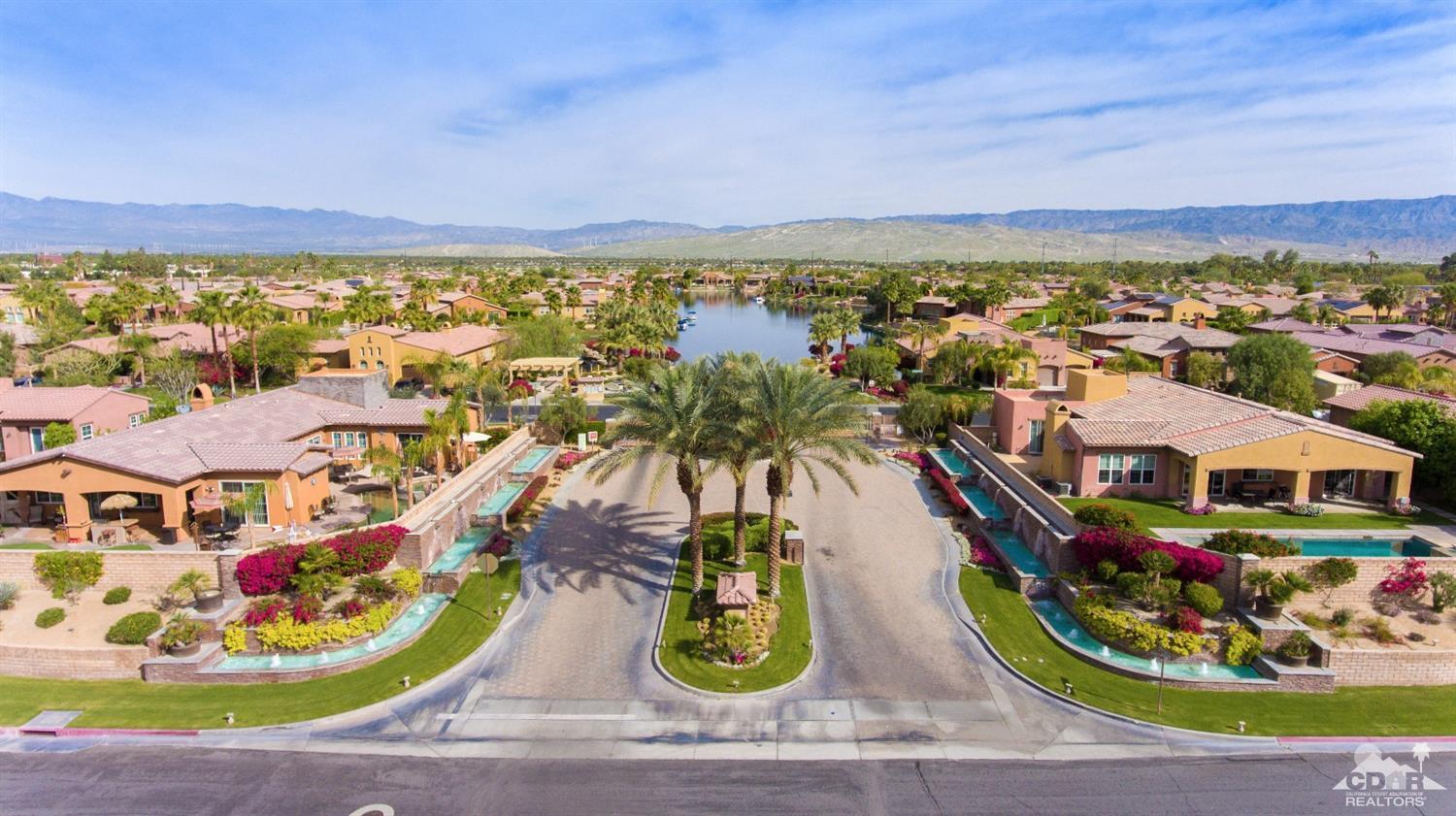 10 Via Santa Ramona Rancho Mirage, CA 92270 - Photo 77 of 78 an aerial view of residential houses with outdoor space and swimming pool