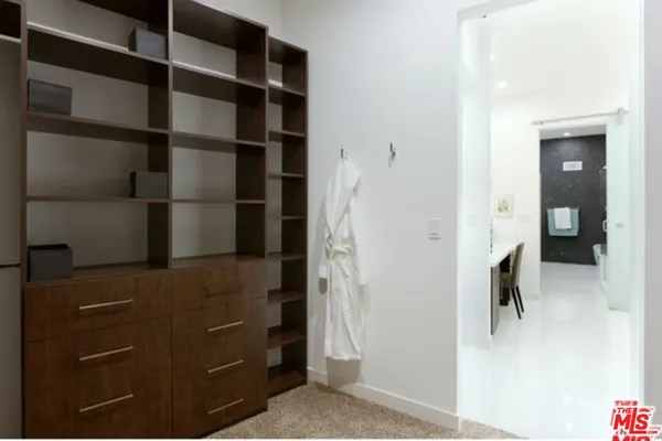a view of a room with window