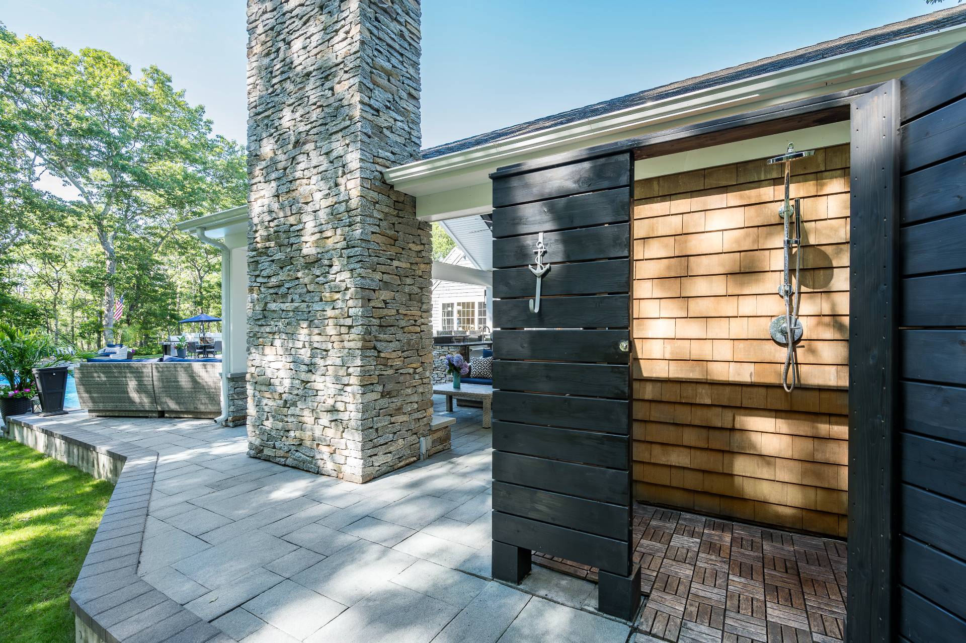 14 High Ridge Road East Hampton, NY 11937 - Photo 18 of 43 a view of outdoor space with deck