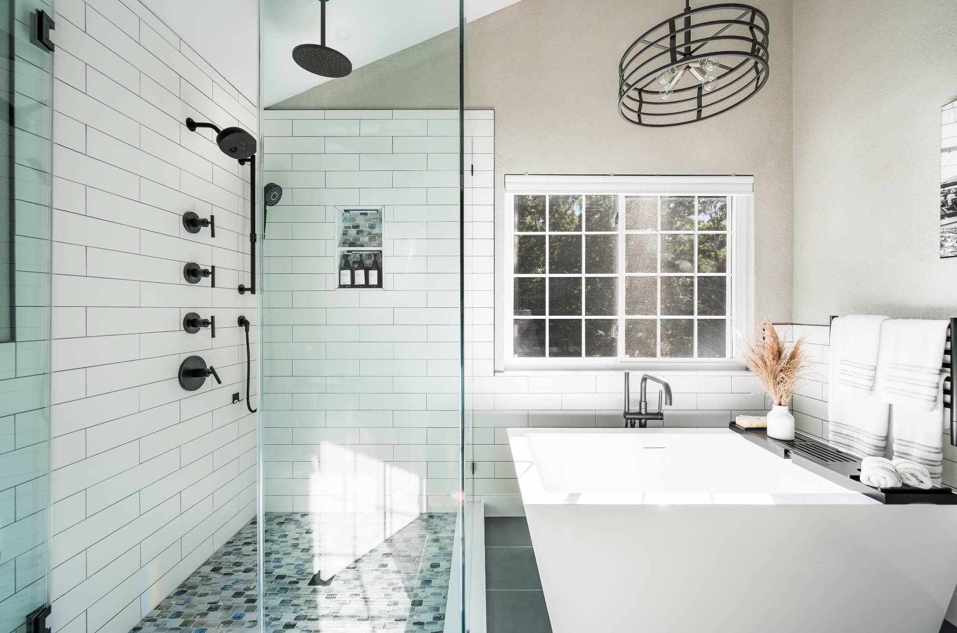 14 High Ridge Road East Hampton, NY 11937 - Photo 27 of 43 a bathroom with a tub sink and window