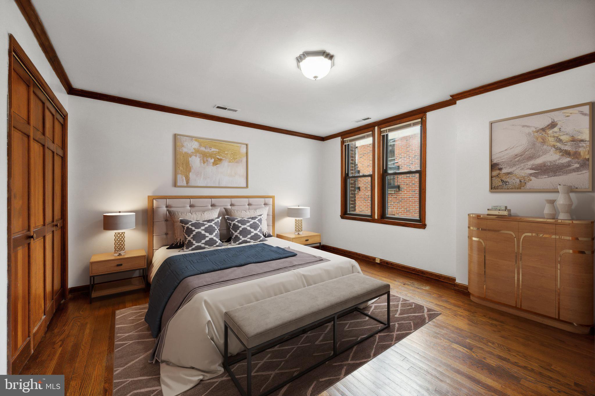 1661 Park Road Northwest, Unit 201 Washington, DC 20010 - Photo 3 of 28 Virtually staged Bedroom