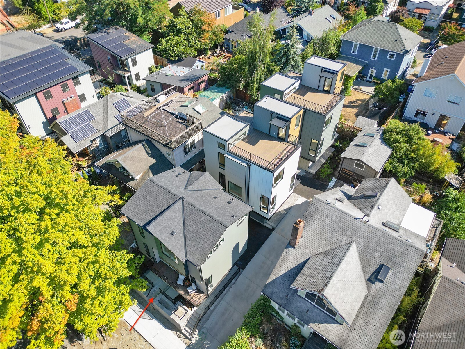 220 21st Avenue East Seattle, WA 98112 - Photo 2 of 38 an aerial view of a residential apartment building with outdoor space