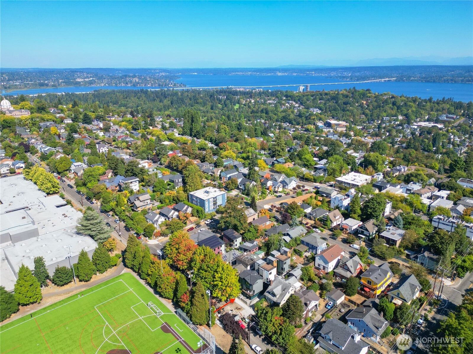 220 21st Avenue East Seattle, WA 98112 - Photo 36 of 38 an aerial view of a city with lots of residential buildings