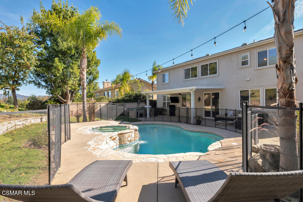 2339 Rudolph Drive Simi Valley, CA 93065 - Photo 38 of 61 a view of a house with backyard porch and sitting area