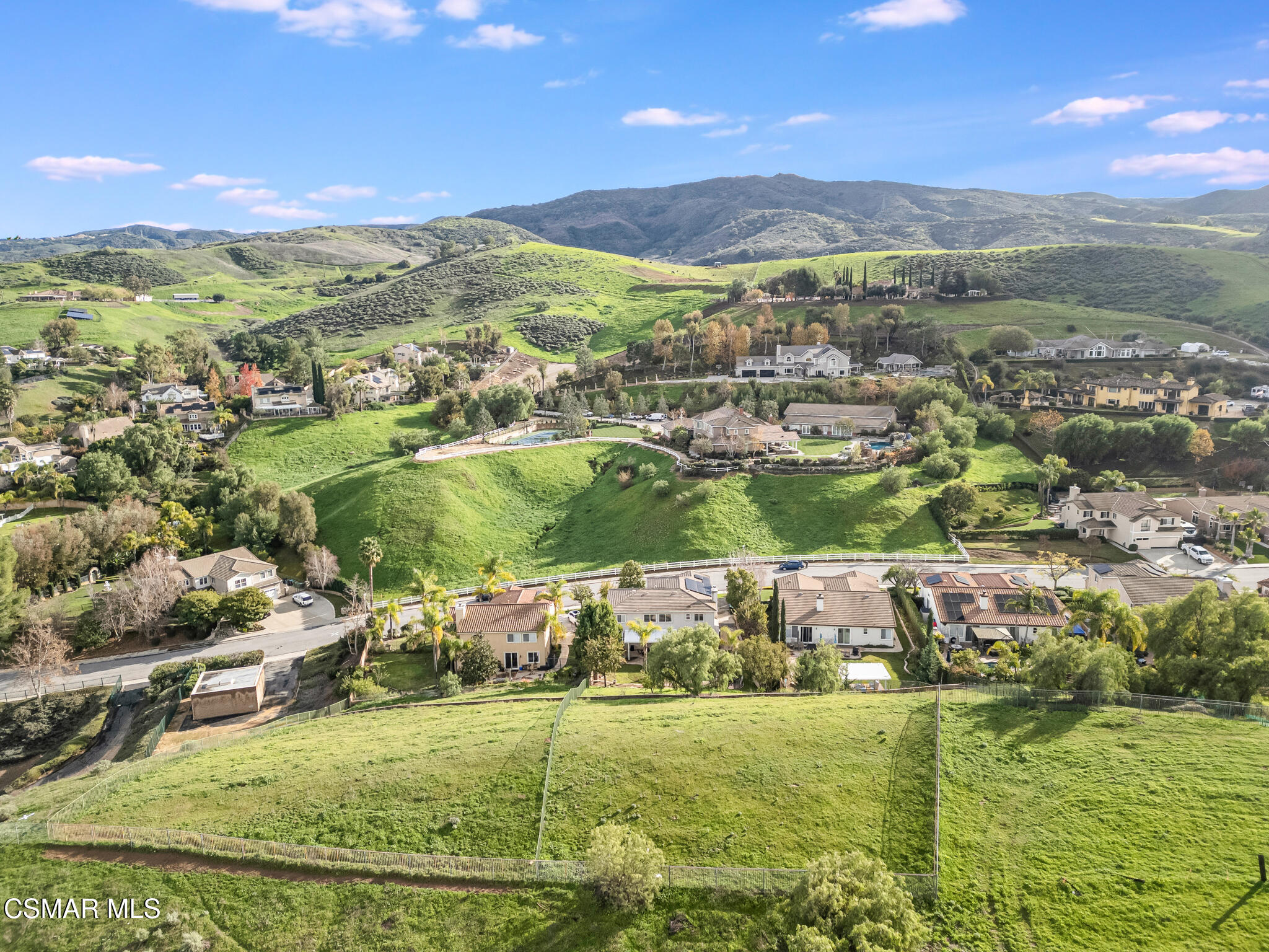 2339 Rudolph Drive Simi Valley, CA 93065 - Photo 52 of 61 an aerial view of residential houses with outdoor space and swimming pool