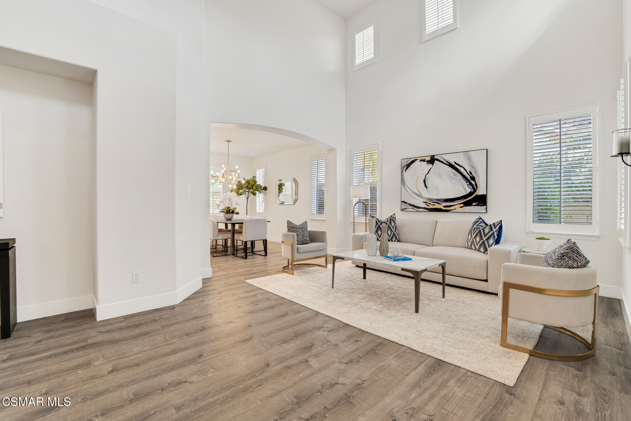 2339 Rudolph Drive Simi Valley, CA 93065 - Photo 6 of 61 a living room with furniture and wooden floor