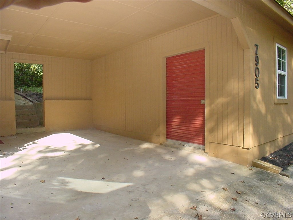 7905 Stiles Road North Chesterfield, VA 23235 - Photo 36 of 47 200 sqft storage building has overhead door