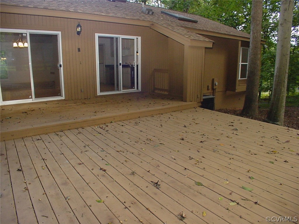 7905 Stiles Road North Chesterfield, VA 23235 - Photo 41 of 47 View from rear decks to doors to the kitchen and