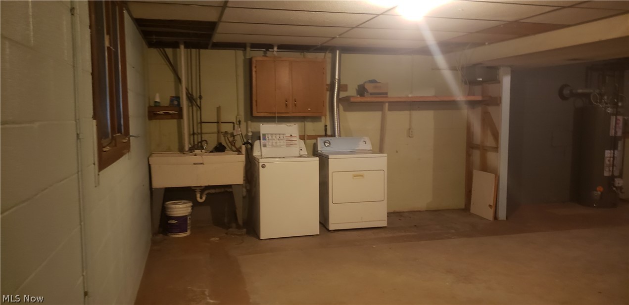 12765 Butternut Road Burton, OH 44021 - Photo 14 of 28 Basement laundry with current washer/dryer