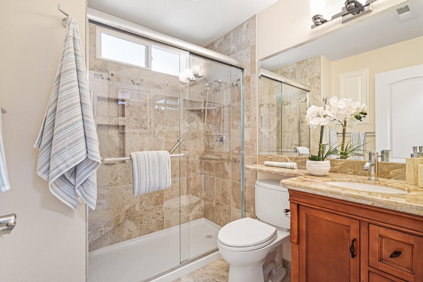 928 Lynn Court San Ramon, CA 94583 - Photo 18 of 43 a bathroom with a sink toilet and shower