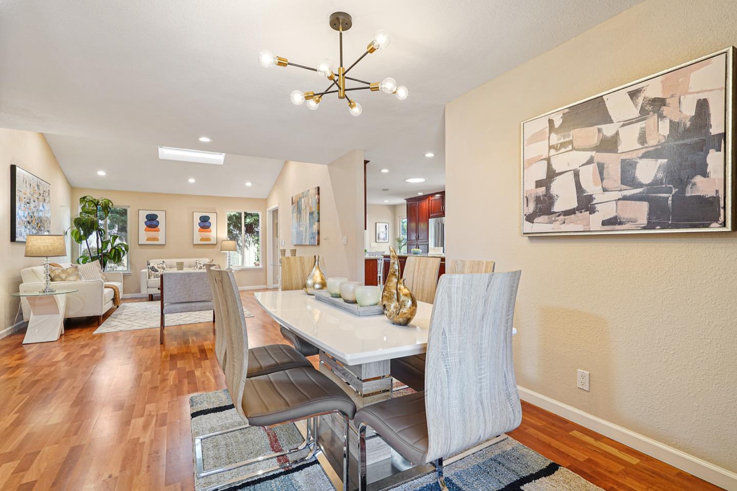 928 Lynn Court San Ramon, CA 94583 - Photo 6 of 43 a view of a dining room with furniture and wooden floor