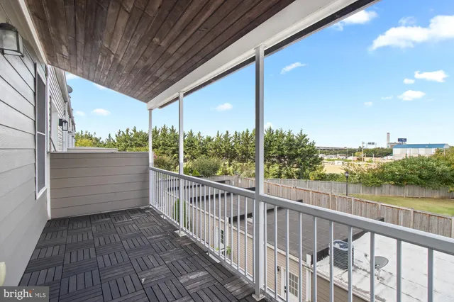 a view of balcony with city view