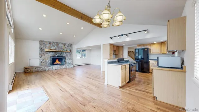 a spacious bathroom with a sink a mirror and a bathtub