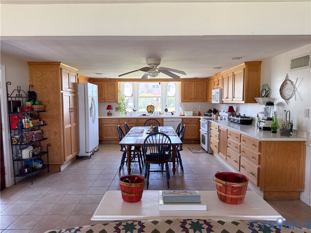1280 Little Florida Road Farnham, VA 22460 - Photo 9 of 41 Spacious kitchen featuring extensive wood cabinetr