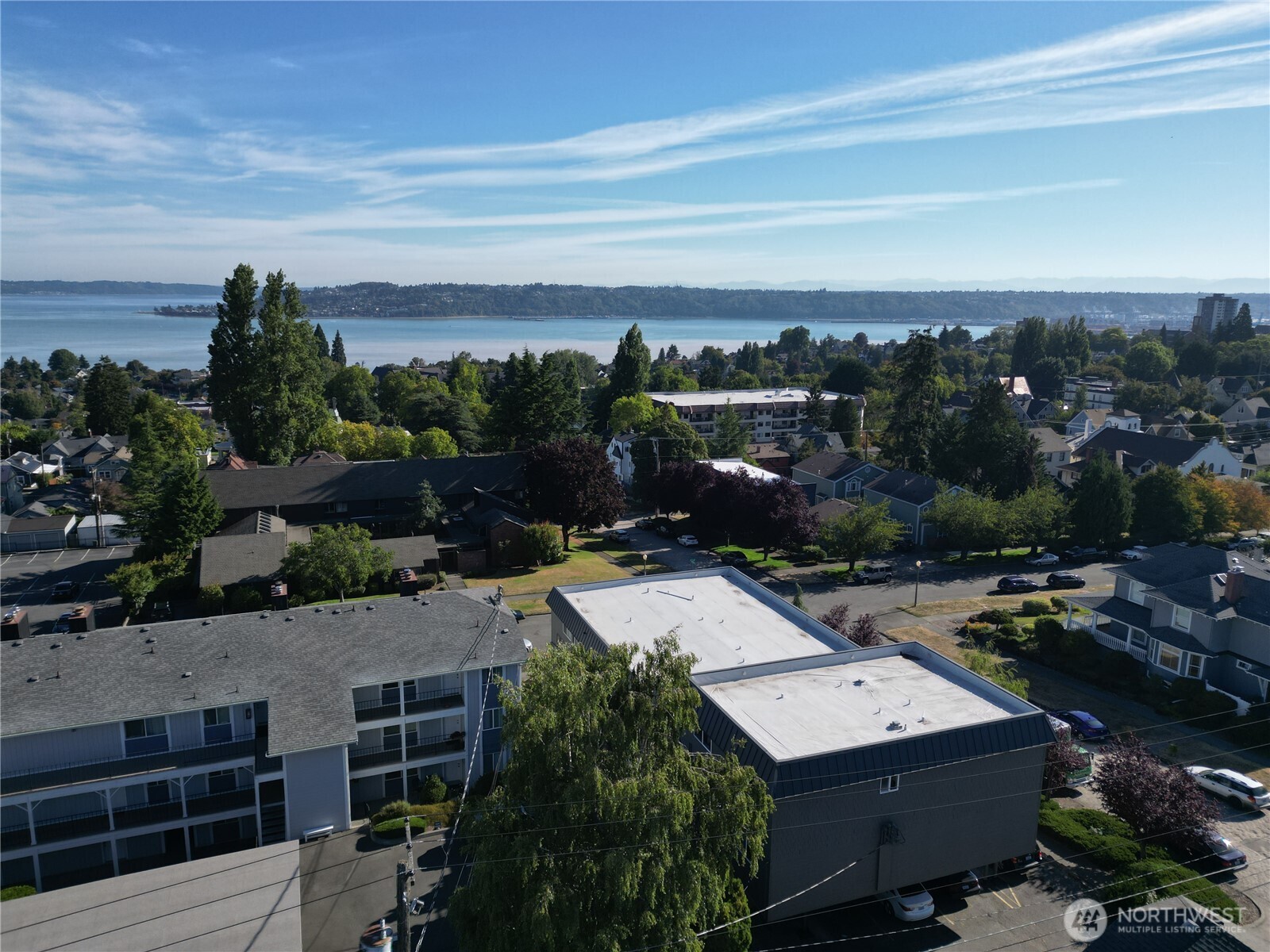 1002 North J Street Tacoma, WA 98403 - Photo 13 of 24 an aerial view of a house with a garden