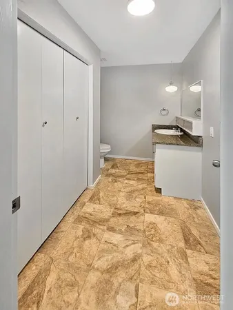 a view of a kitchen with a sink