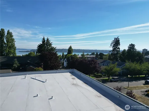 a view of swimming pool from balcony