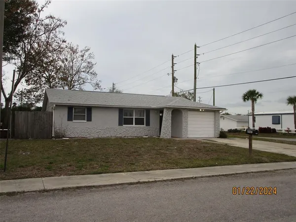 a view of a house with a outdoor space