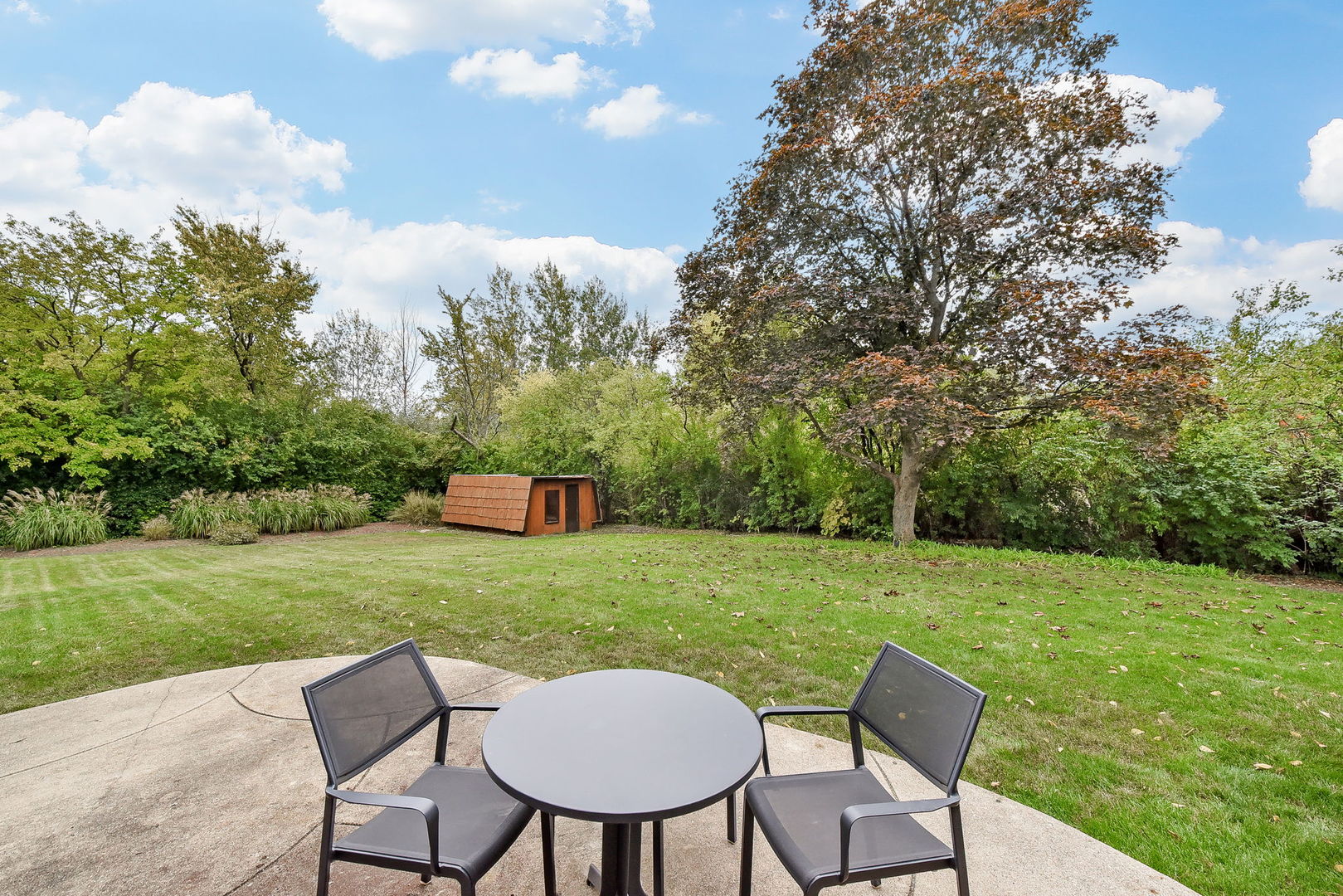 21W741 Bemis Road Glen Ellyn, IL 60137 - Photo 29 of 32 a view of a backyard with furniture