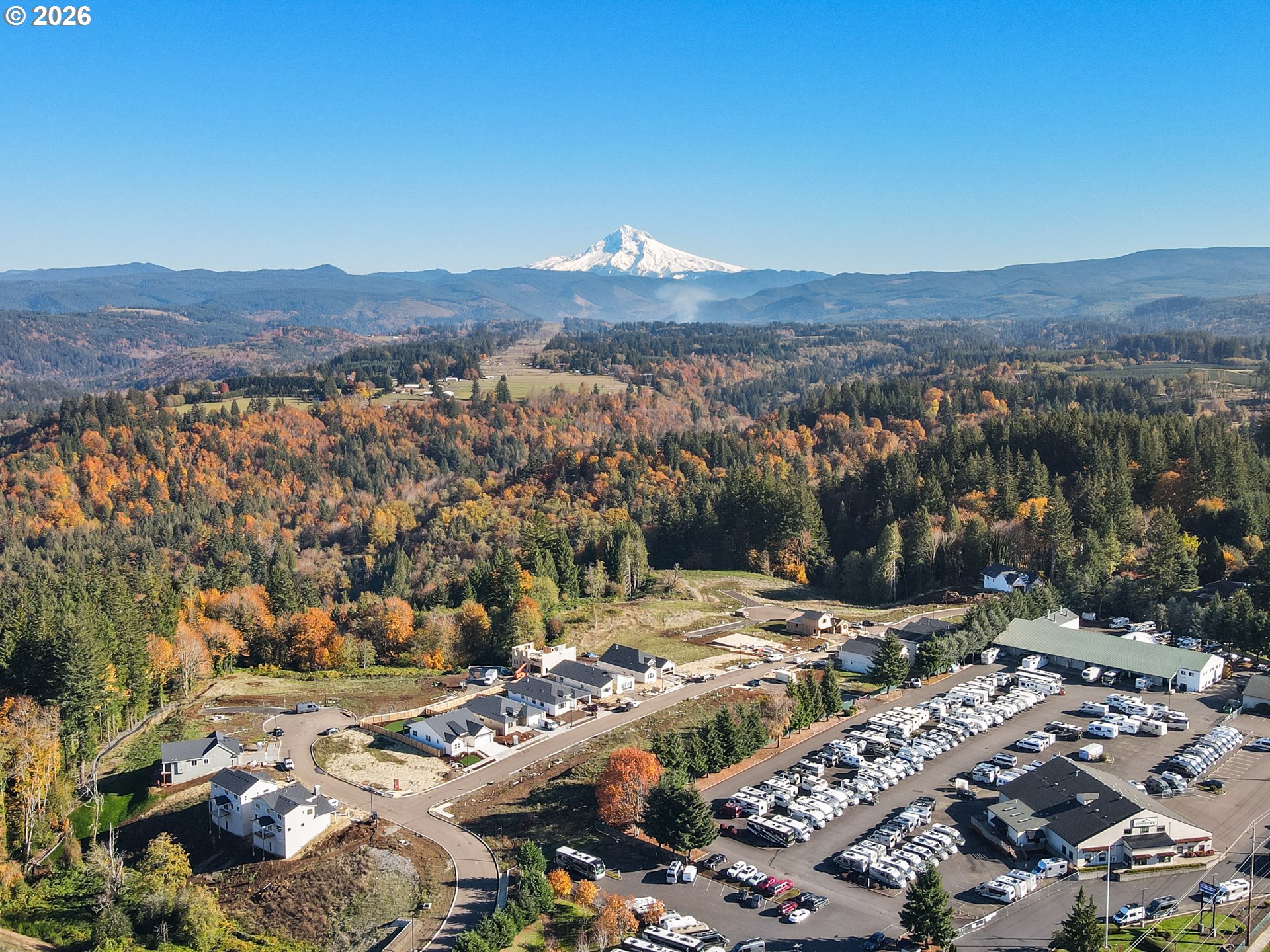 18855 Crooked River Street, Unit 41 Sandy, OR 97055 - Photo 3 of 5 an aerial view of residential house with outdoor space